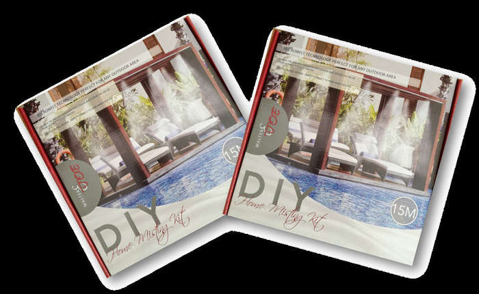 DOUBLE PACK DIY Home Misting System - requires no electricity!(CT)