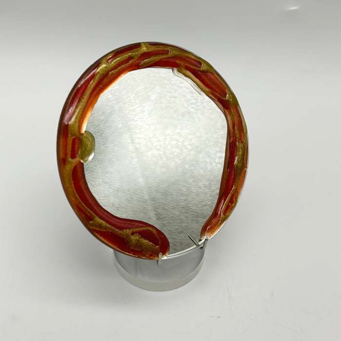 Wave Of Fire Mirror
