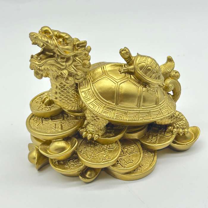Gold Dragon Tortoise Of Protection