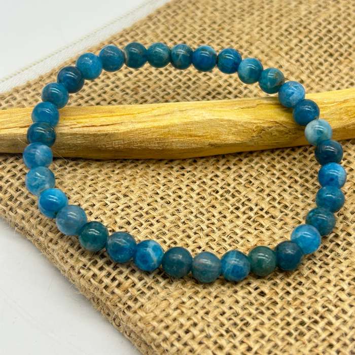 Apatite Gemstone Bracelet -6mm