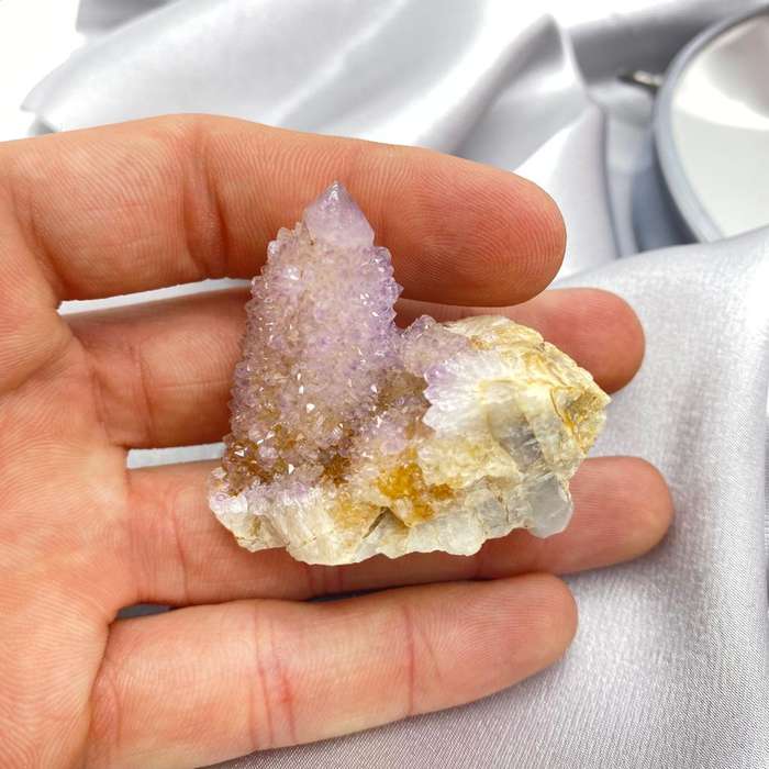 Cactus Quartz with Citrine Inclusion
