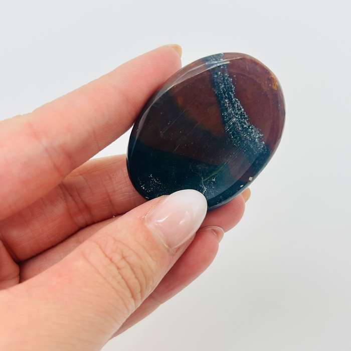 Bloodstone Worry Stone