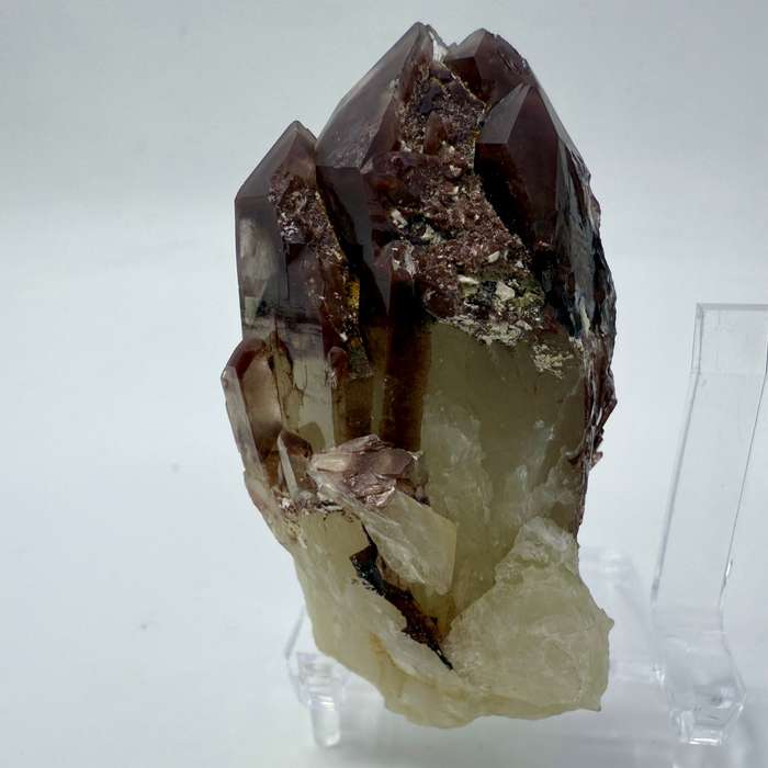 Empathic Phantom Hematite  quartz- with bridging crystal Karoi Zimbabwe