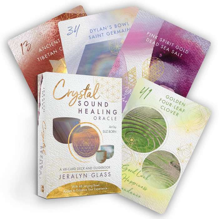 Crystal Sound Healing Oracle: A 48-Card Deck and Guidebook with 48 Singing Bowl Audios to Enhance...
