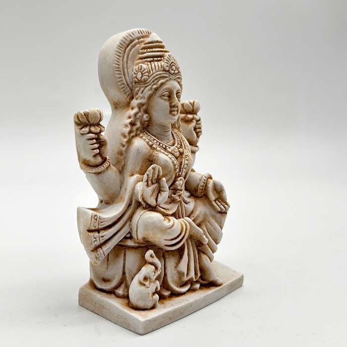 Lakshmi White Statue