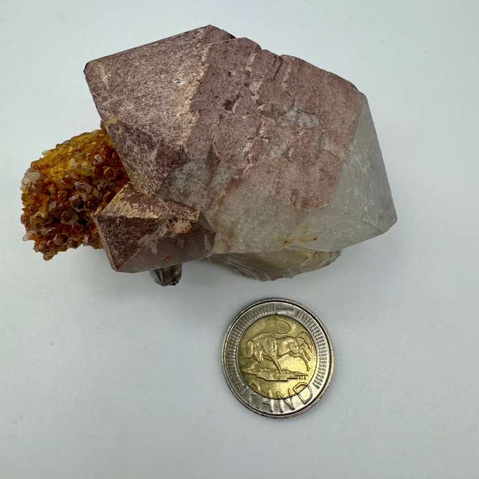 Cathedral hematoid  quartz  - double terminated Karoi, Zimbabwe