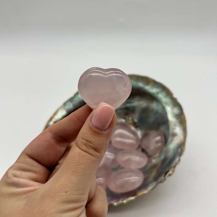 Rose Quartz Heart