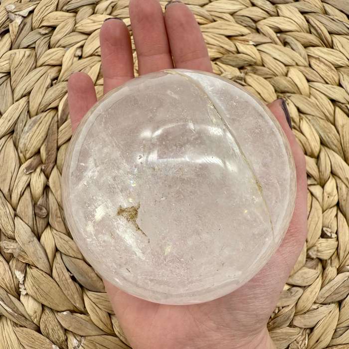 Clear Quartz Crystal Sphere