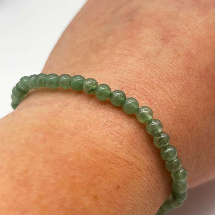 Green Aventurine Crystal Bracelet - 4mm