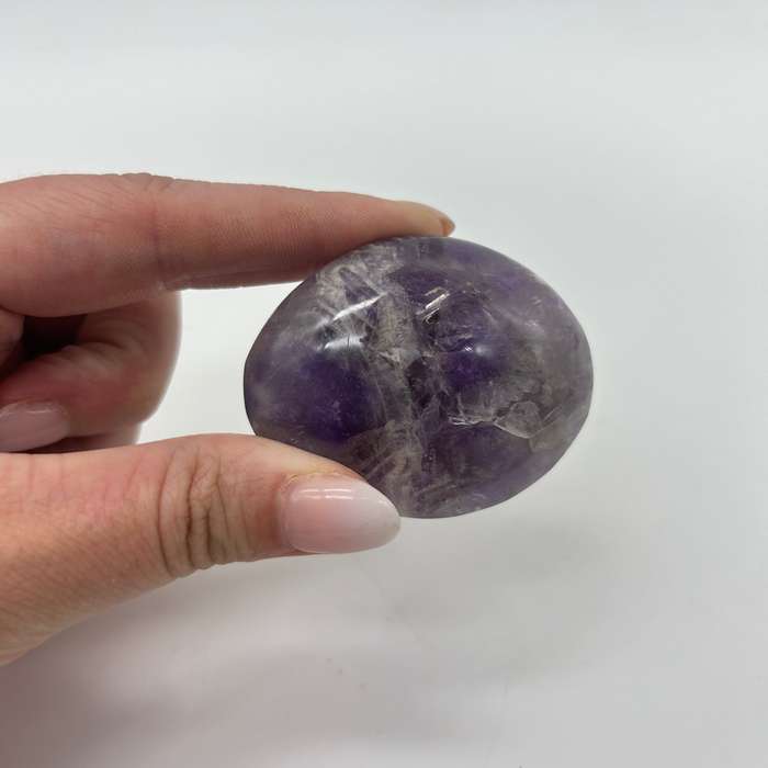 Amethyst Crystal Palm Piece