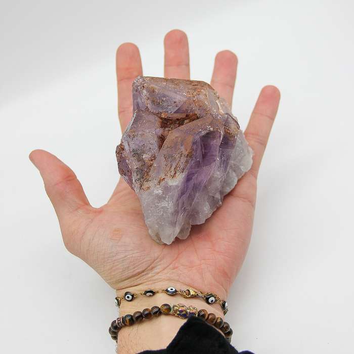 Discover my Magick Crone Amethyst Cluster with Barnacle formations