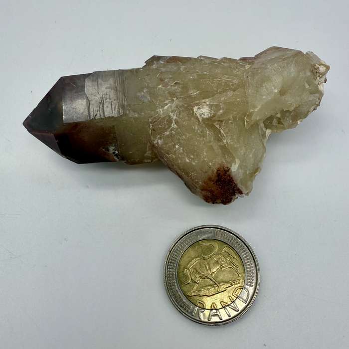 Phantom Hematite  quartz- with bridging crystal Karoi Zimbabwe