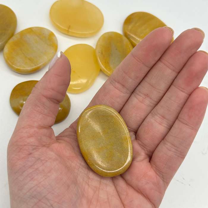 Aragonite Crystal Worry Stone