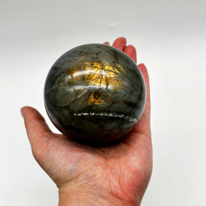 Labradorite Crystal Sphere
