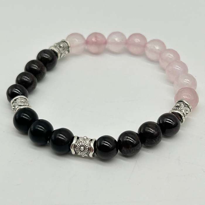 Rose Quartz Manifesting Love Crystal Bracelet
