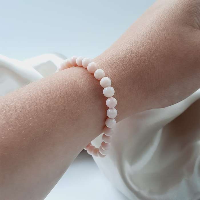 Pink Opal Crystal Bracelet