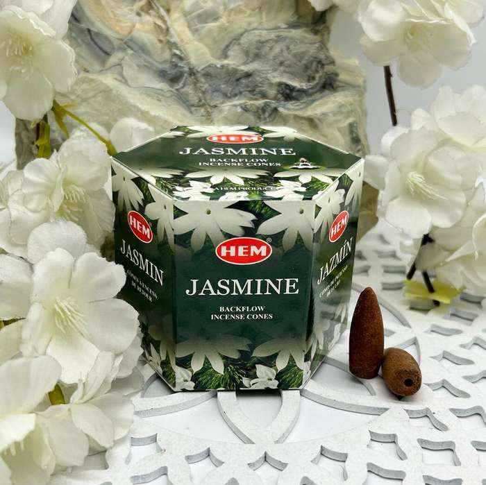 HEM Jasmine Back Flow Incense Cones