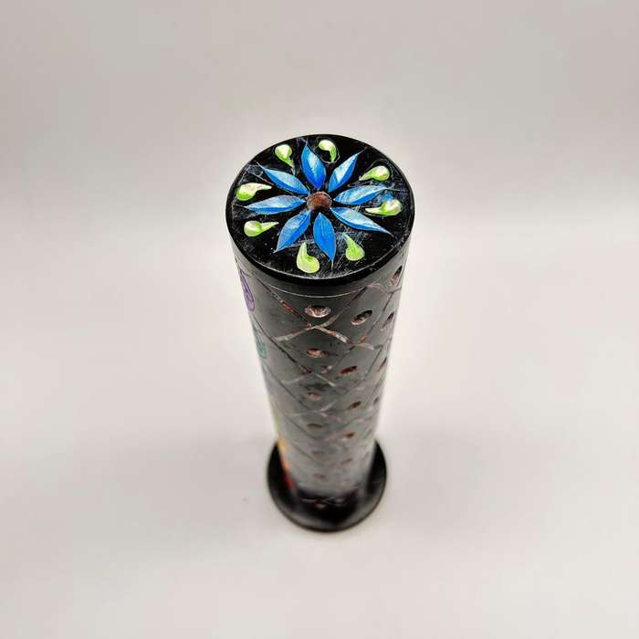 Stone 7 Chakra Tree of Life Soap Stone Incense Stick Holder