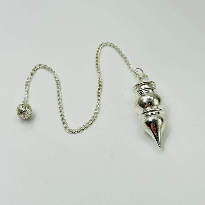 White Metal Grooved Bell Pendulum Kit