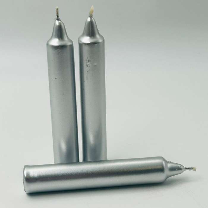 Silver Coloured Ritual Candles