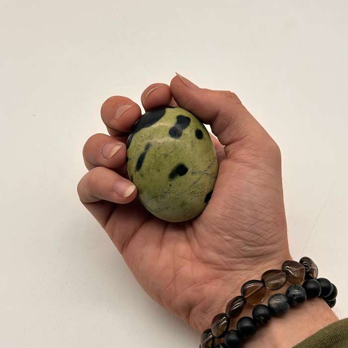 Leopard Stone (Serpentine) Galei from Madagascar