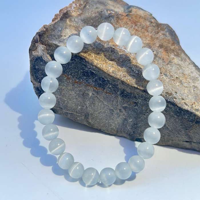 Selenite Gemstone Bracelet