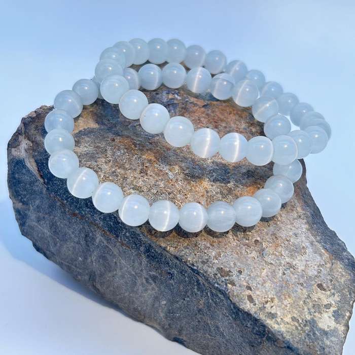 Selenite Gemstone Bracelet