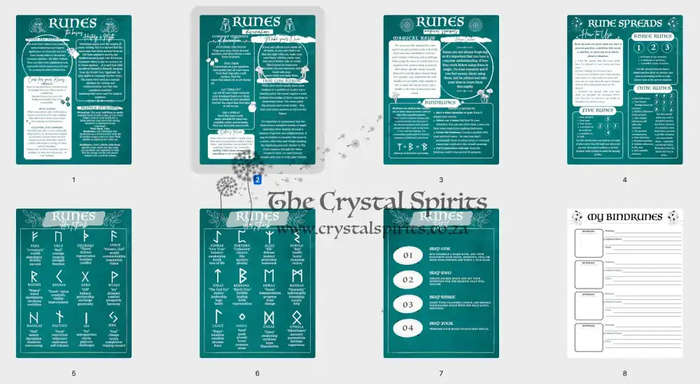 Black Agate Rune Divination Kit