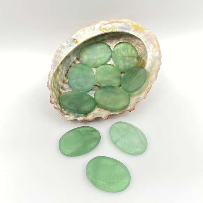 Green Fluorite Worry Stone