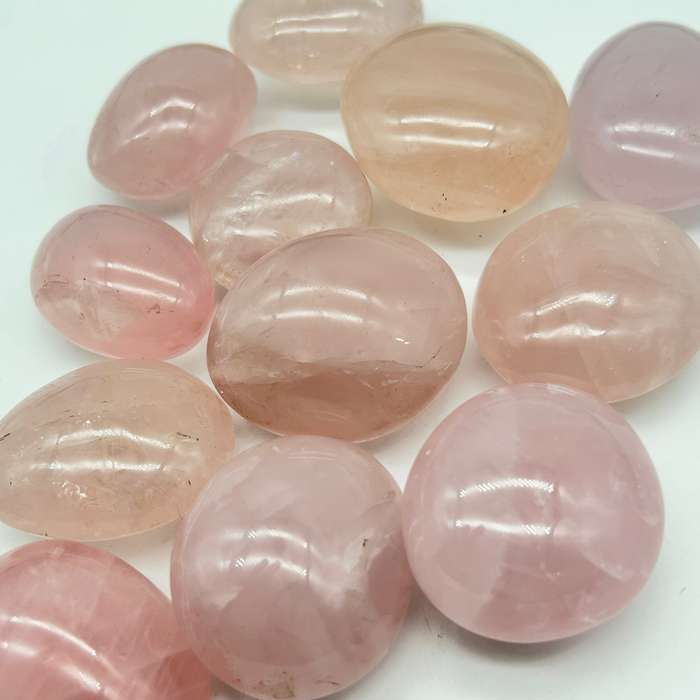 Large Rose Quartz Crystal Orbs