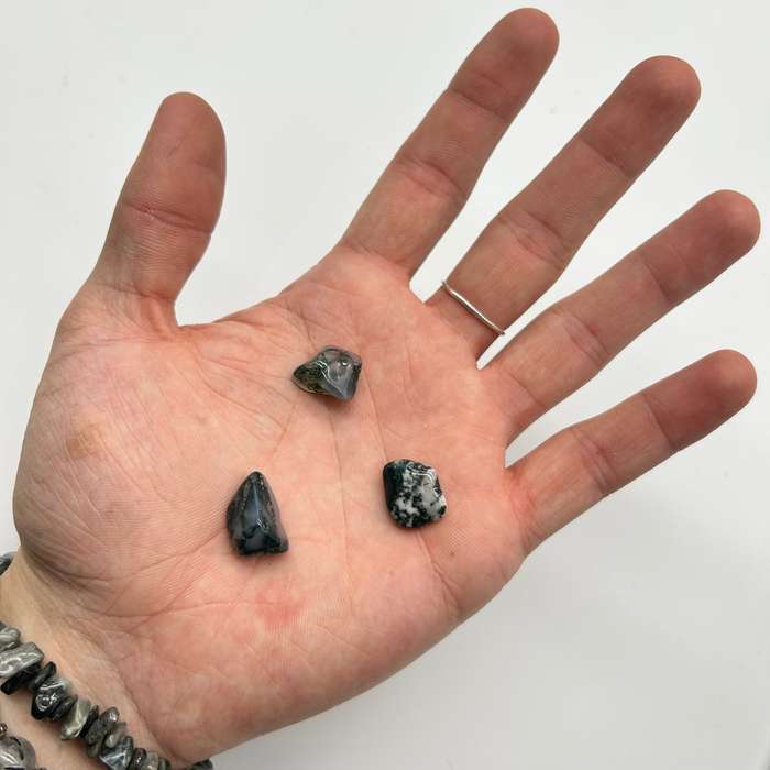 Small Tumbled Moss Agate