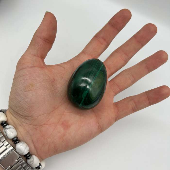Malachite Crystal Egg