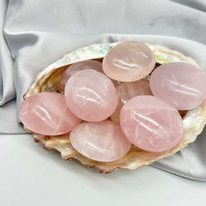 Large Rose Quartz Crystal Orbs