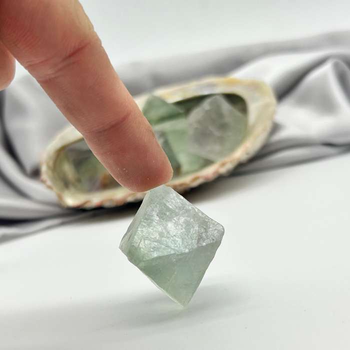 Fluorite Octahedrons