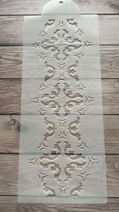 Scroll Cake Decorating Stencil