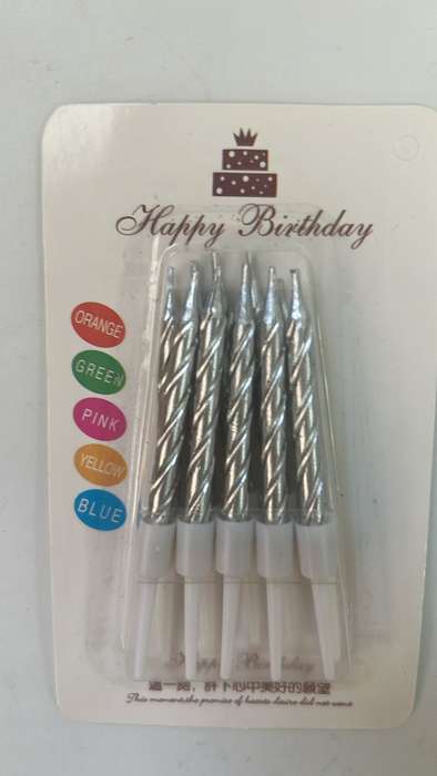 10pc Mini Twisted Cupcake Candle