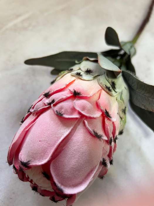 Protea Artificial Rose Flower Cake Topper