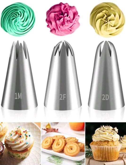 Decorating Nozzles 1M 2D 2F