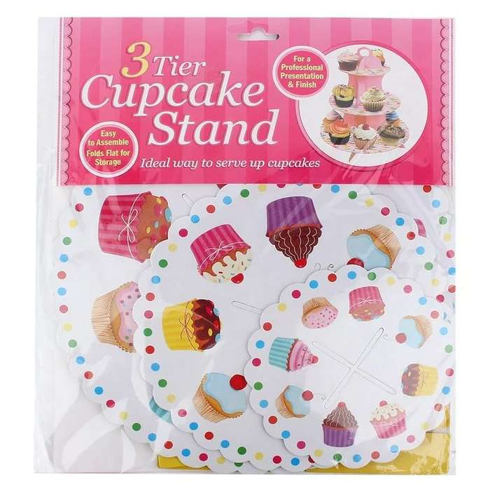 Cardboard Cupcake Stand Cupcakes