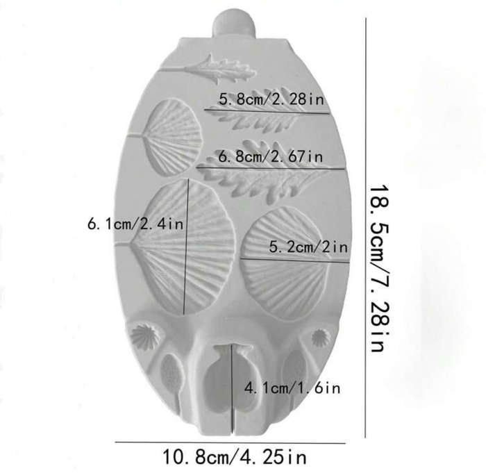 Silicone Mould Poppy Flower Veiner