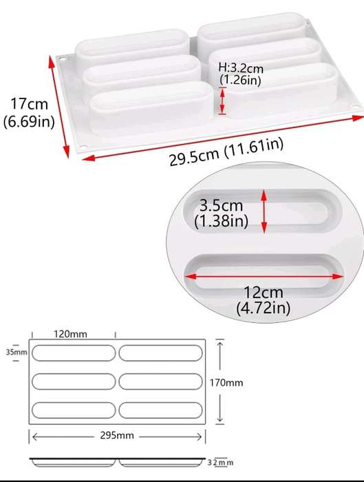 Silicone Mould Pudding Tray