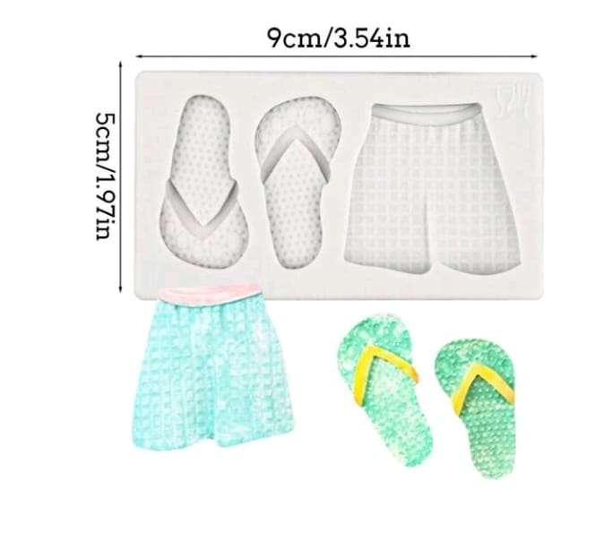 Flip Flops and Short Silicone Mould