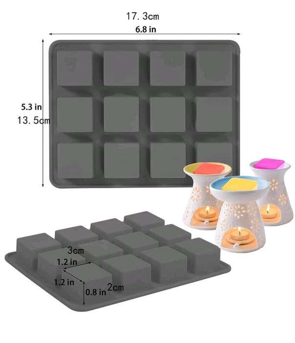 Cube Block Square Silicone Mould