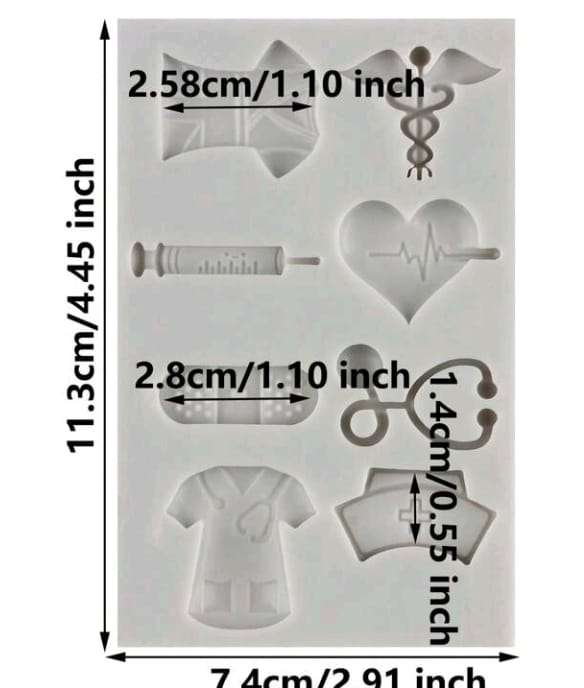 Doctor Nurse Silicone Mould Medical