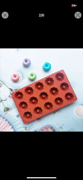 Silicone Mould Chocolate Swirl Bundt