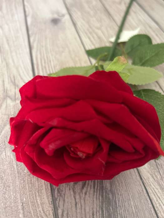Cake Topper Artificial Single Rose