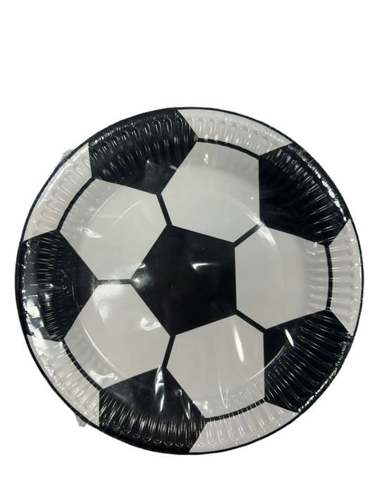 Soccer Paper Plates Small 18cm