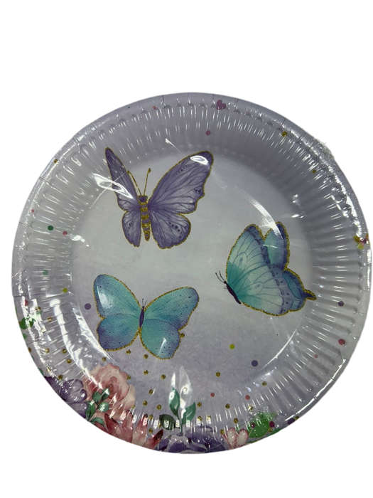 Butterfly Paper Plates Small 18cm