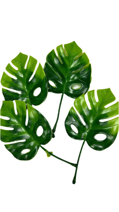 4pc Artificial Plastic Tropical Leave