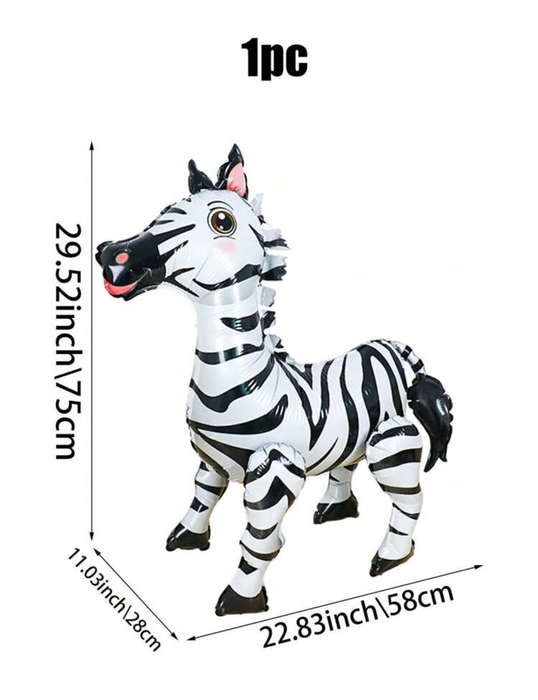 Large Zebra Balloon